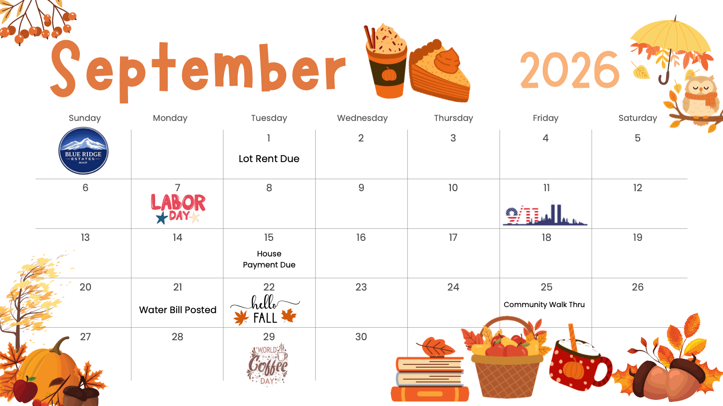 Community calendar